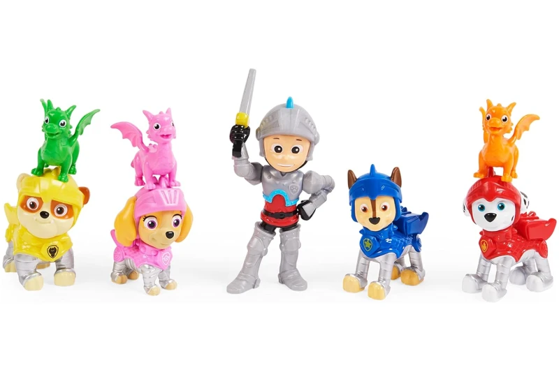 Set de Figuras Paw Patrol Cachorros Caballeros La Patrulla Canina