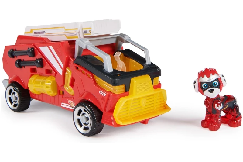 Camión de Bomberos PAW Patrol con figura de Marshall de los Mighty Pups