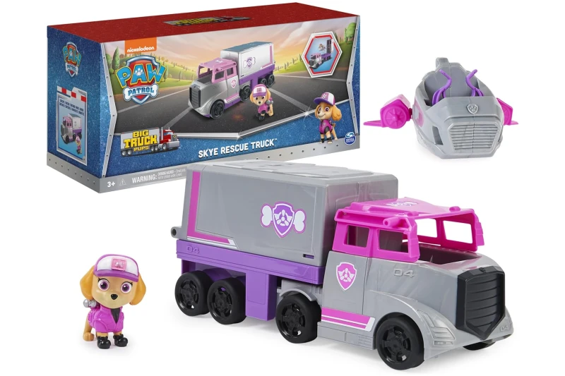 Big Truck Pup's Skye Transforming Camiones con Figura Paw Patrol